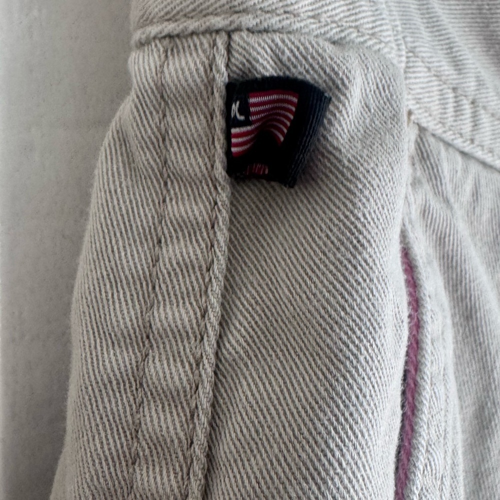Vintage Polo Jeans Ralph Lauren Beige Cropped Pants - Picture 5 of 6